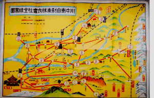 川中島自動車全線路線図