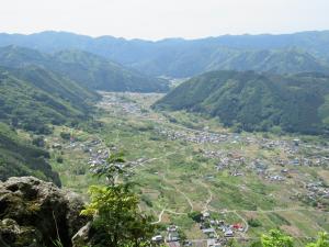 辰巳岩からの風景
