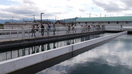 犀川浄水場見学写真