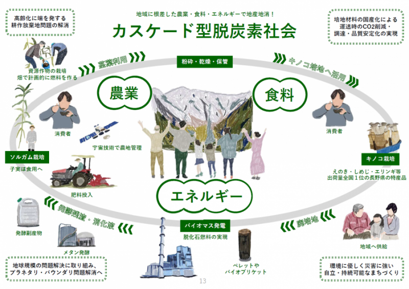 カスケード型脱炭素社会