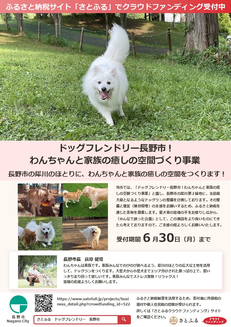 寄付募集チラシ