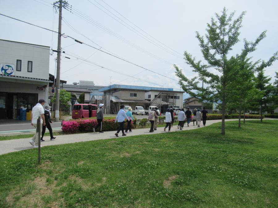 歩く様子