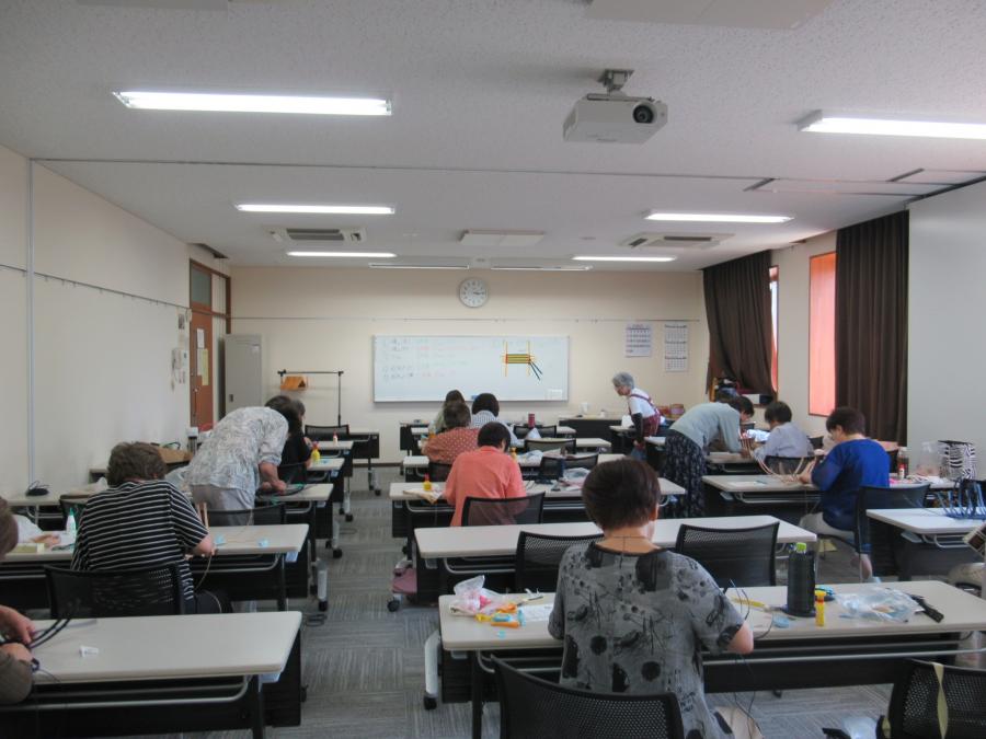 バッグを作る様子