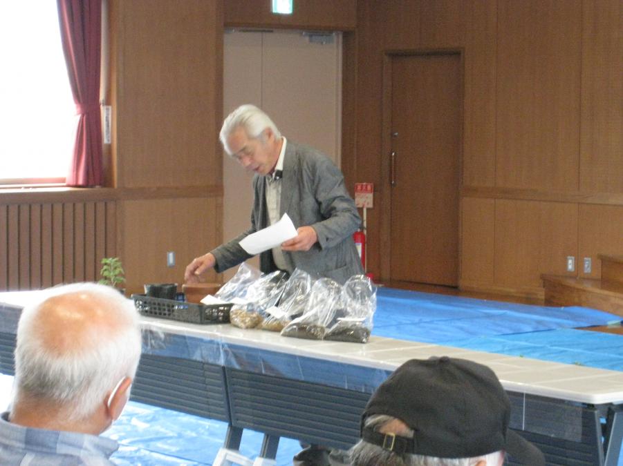説明する木田会長
