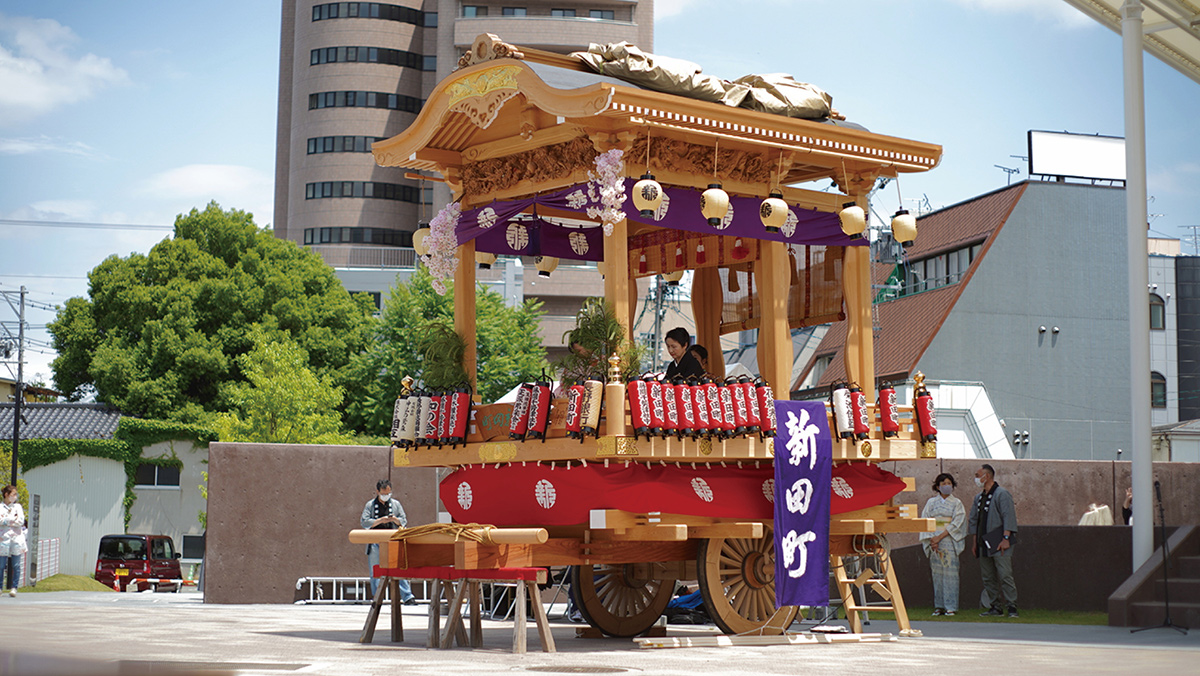 置き屋台の写真