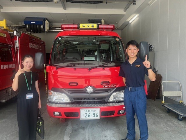 長野中央消防署消防士の小市さん