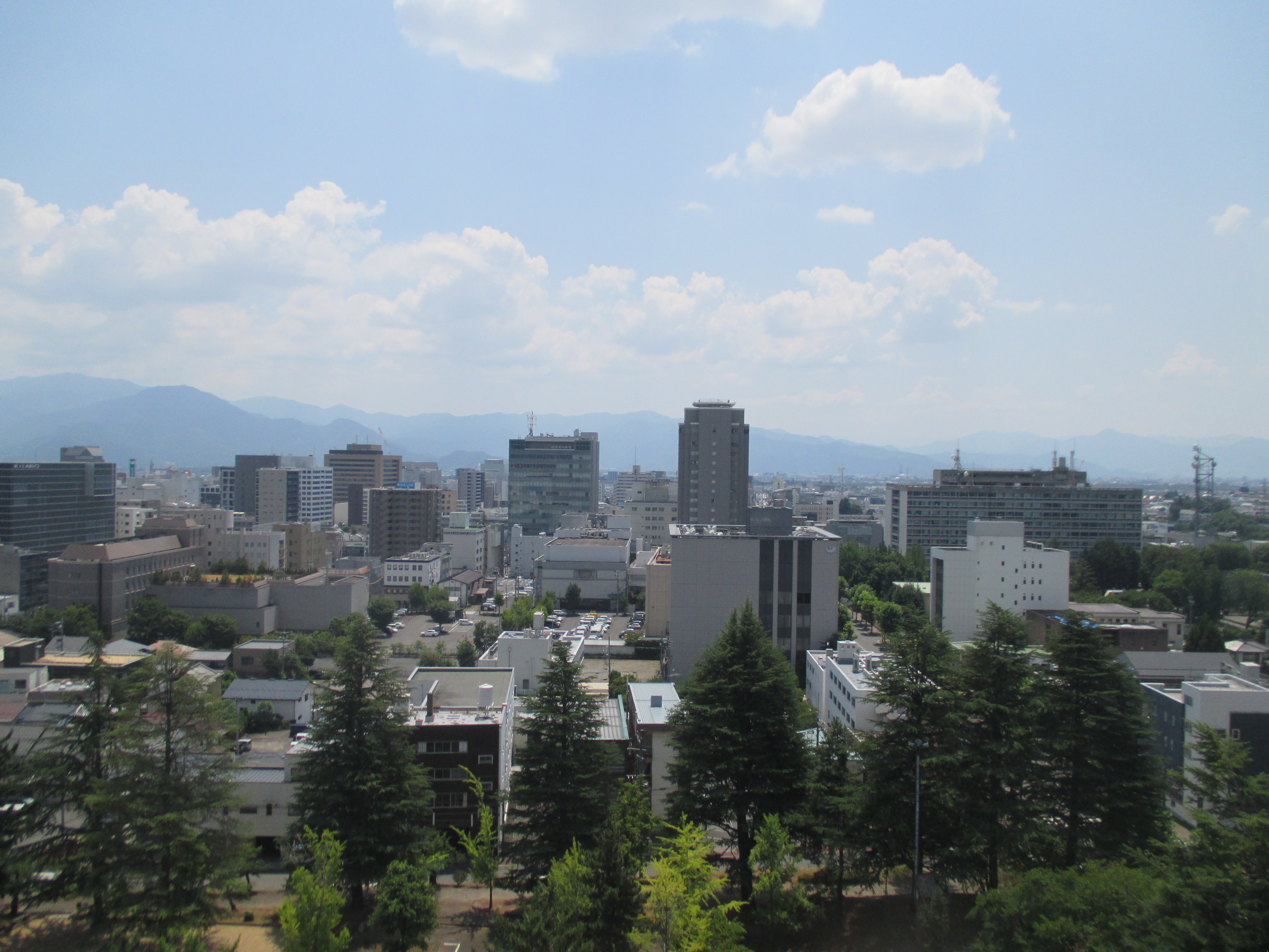 上から見た景色