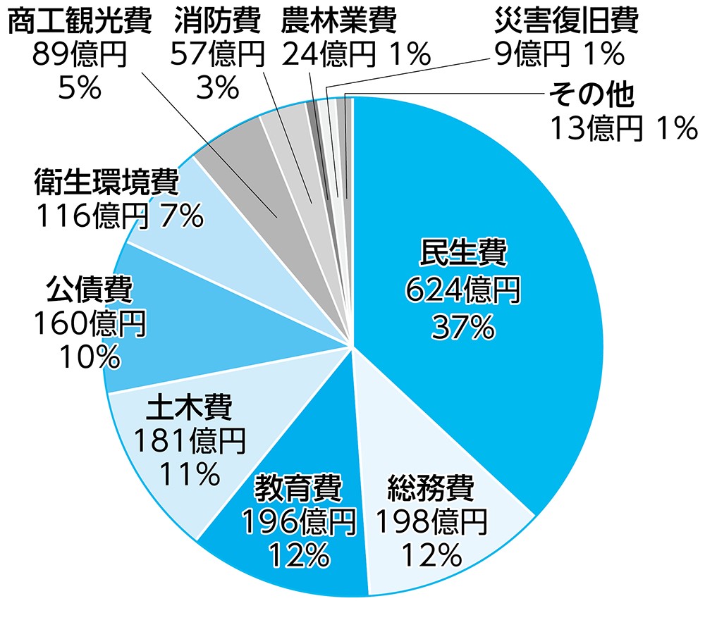 歳出の円グラフ