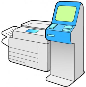 キオスク端末イラスト