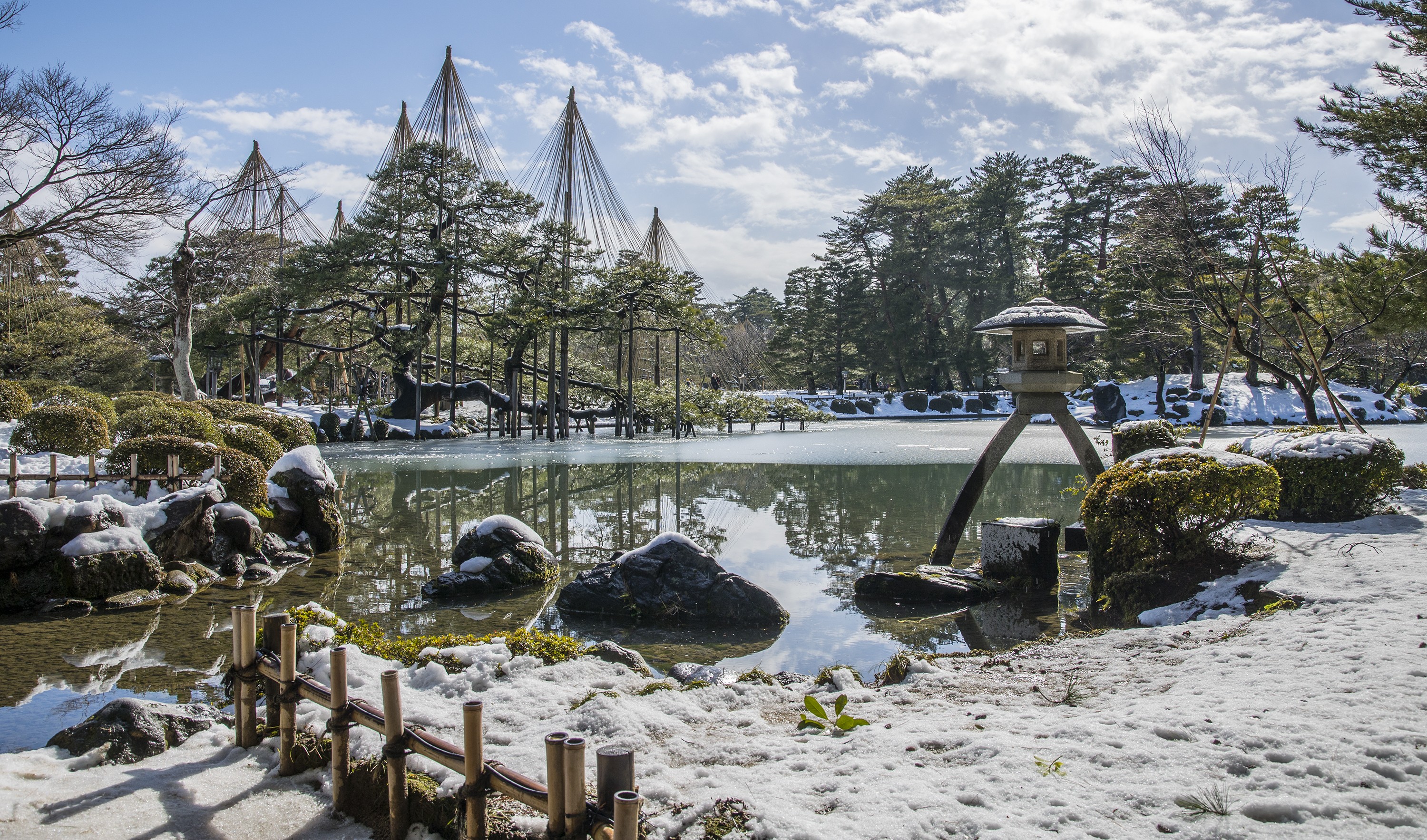 兼六園(冬・雪吊り)の写真