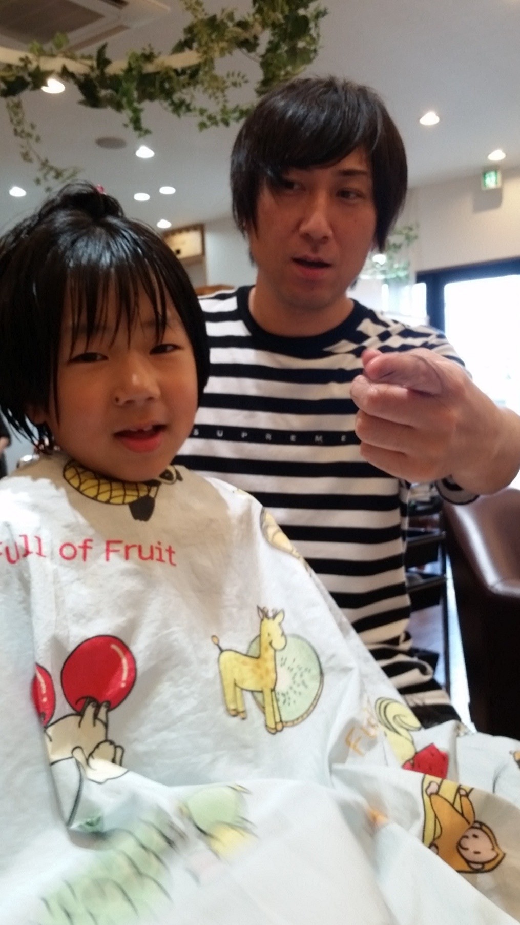 ヘアドネーション風景2