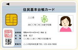 住民基本台帳カード（写真あり）