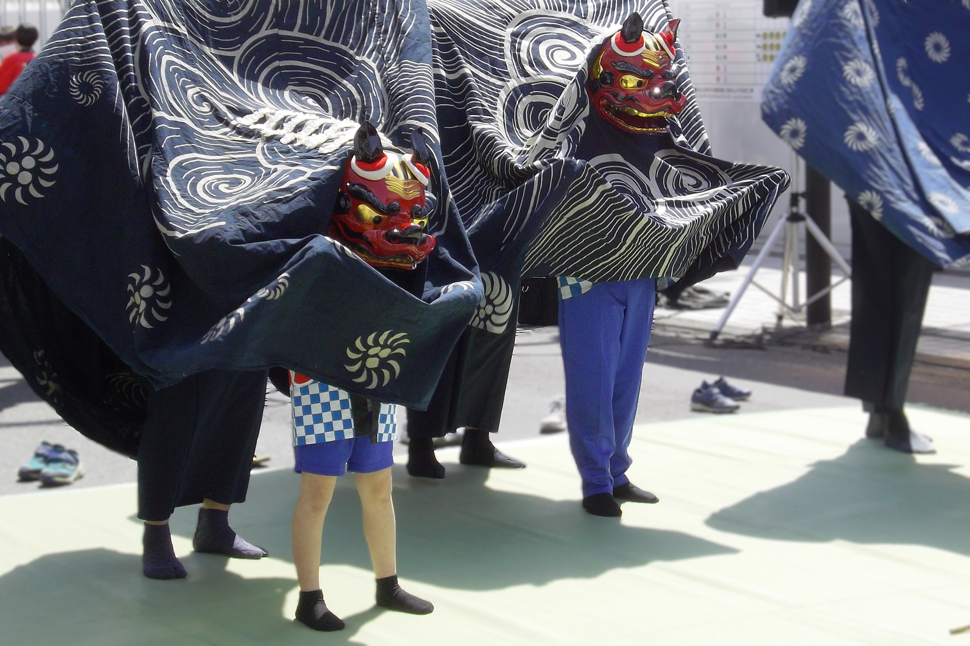 子ども獅子の写真