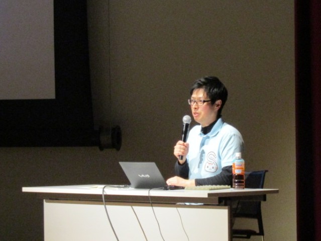 地域猫講座松木先生の写真