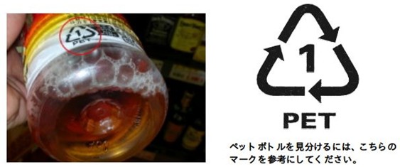 ペットマークと表示例の図