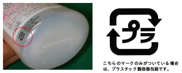 プラマークと表示例の図