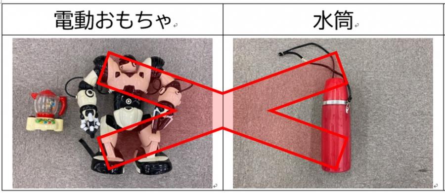 不燃ごみとして出すもの例の画像
