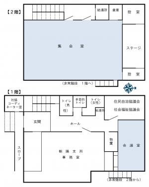 分室平面図