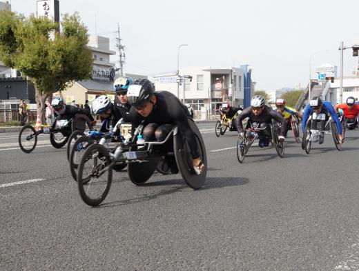 車いすマラソン