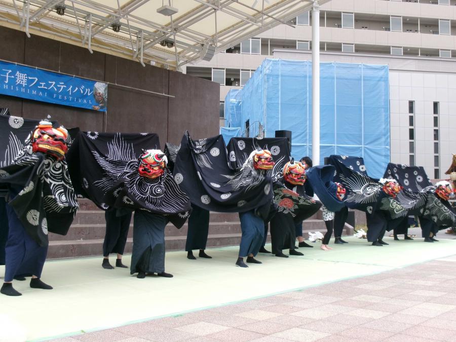 獅子舞写真
