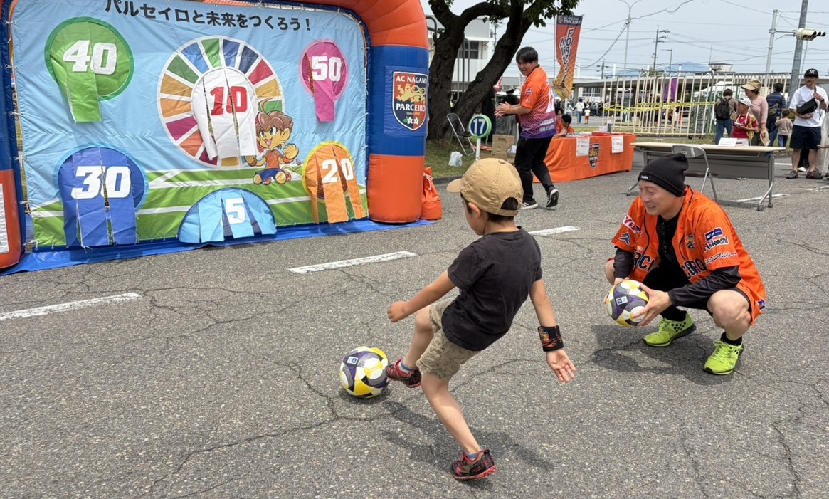 キックターゲットの様子の写真