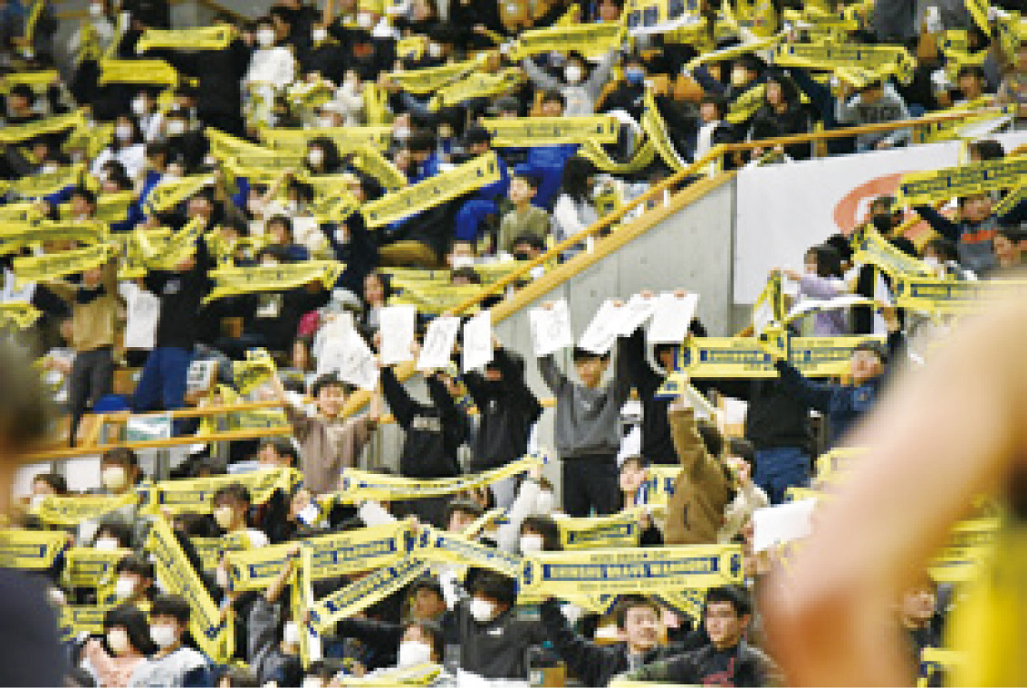試合会場の様子の写真