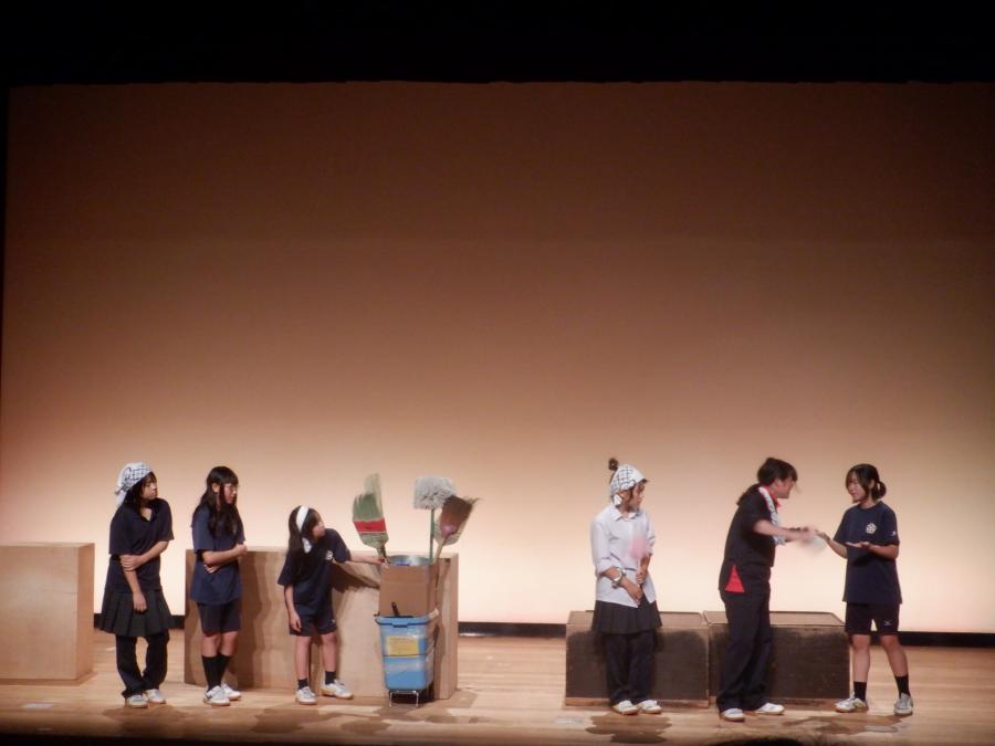 裾花中学校演劇部の公演