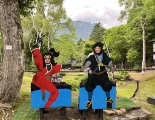 忍者になりきりました