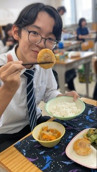 給食の様子