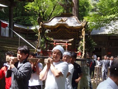 玉依比売命神社の祇園祭の写真