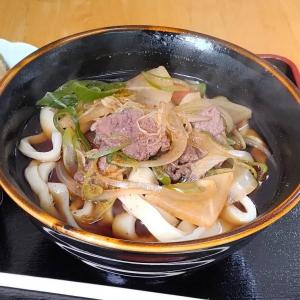 シカ肉うどん