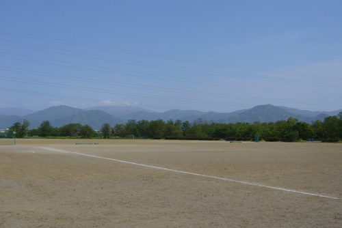 犀川第一運動場です。