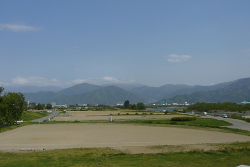 犀川第二運動場です。