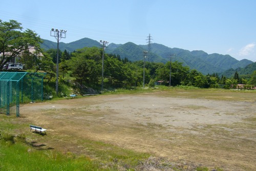 柵運動場です。