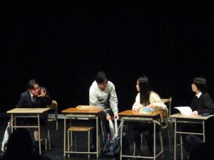 長野西高等学校演劇班の舞台
