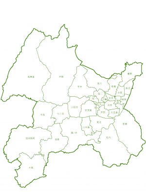 長野市の地図