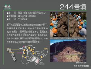 244号墳の説明板