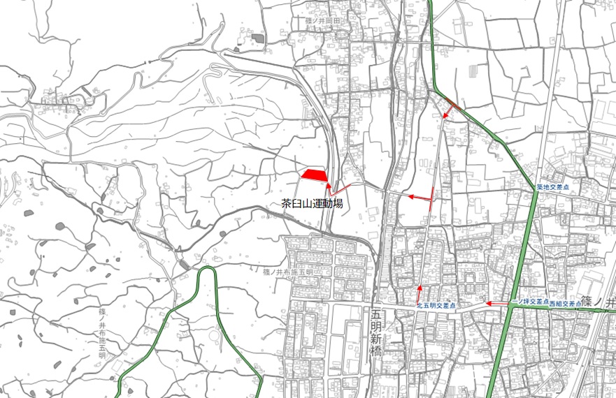 茶臼山運動場排雪置場