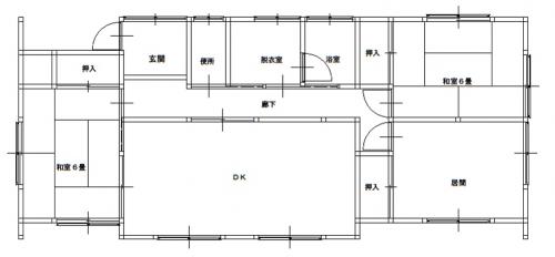 清水3LDK間取り図