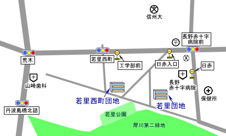 若里団地地図