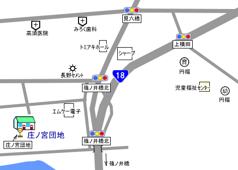 庄ノ宮団地地図