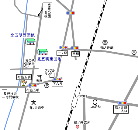 北五明東団地地図