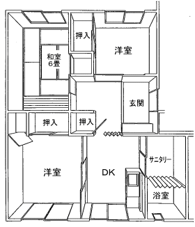 宇木団地車いす使用者向け住宅3DK