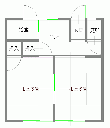 小市2K間取り図