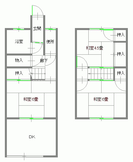 小市3DK間取り図