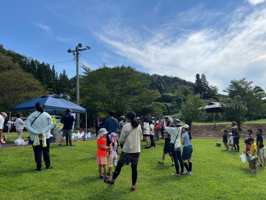 ゴミ拾いの様子